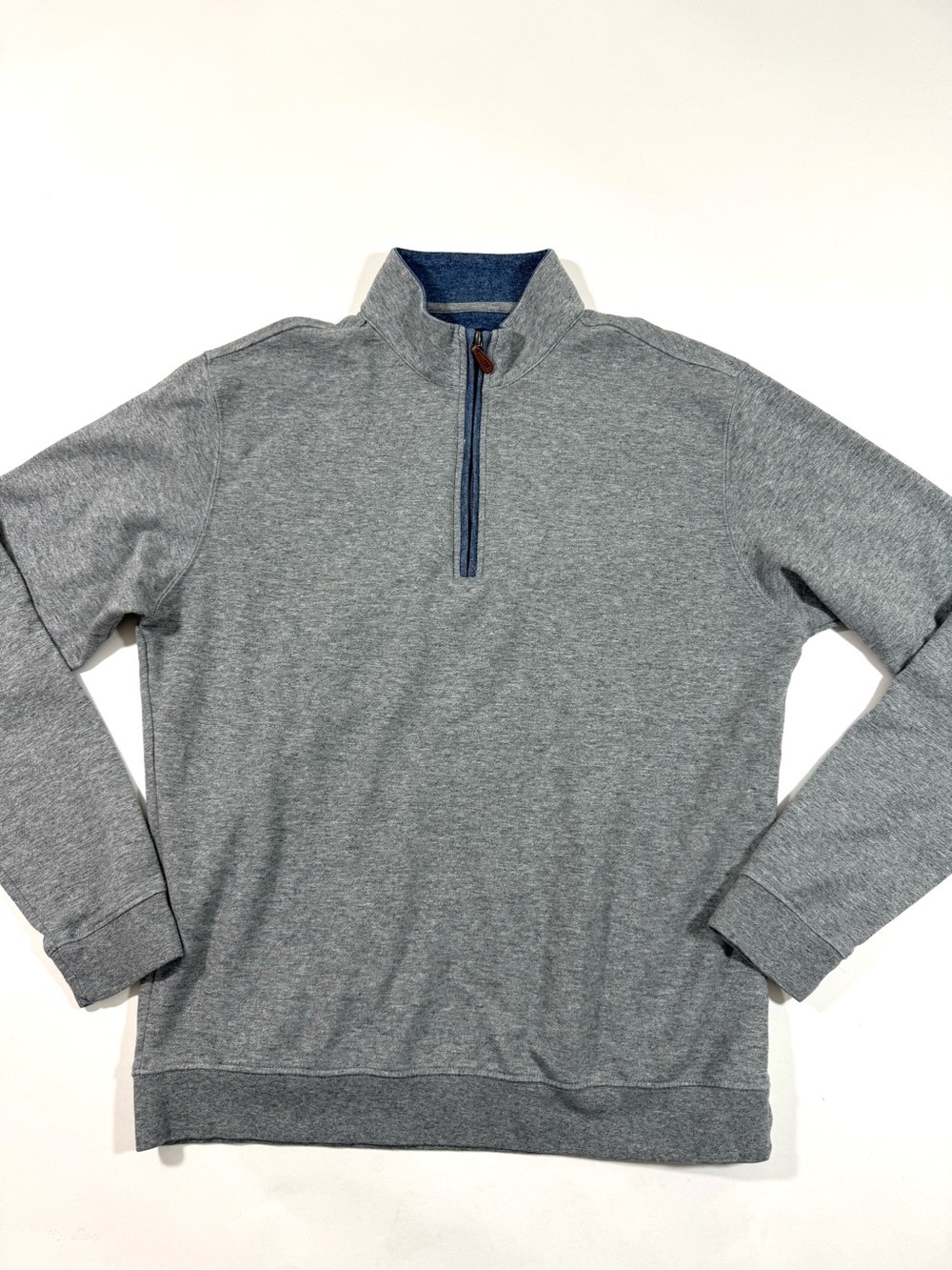 Johnnie O Sully Half Zip Pullover Shirt Slate Grey